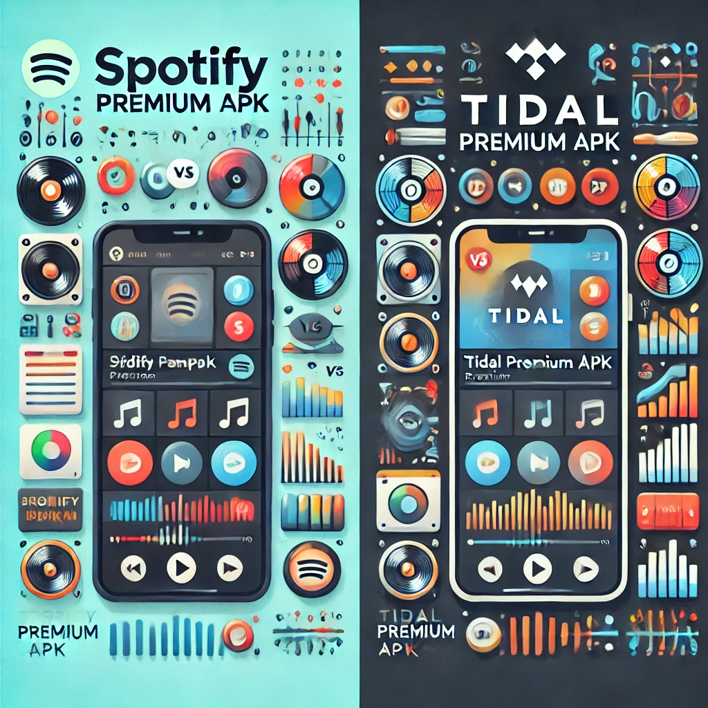 Spotify Premium APK vs TIDAL Premium APK  